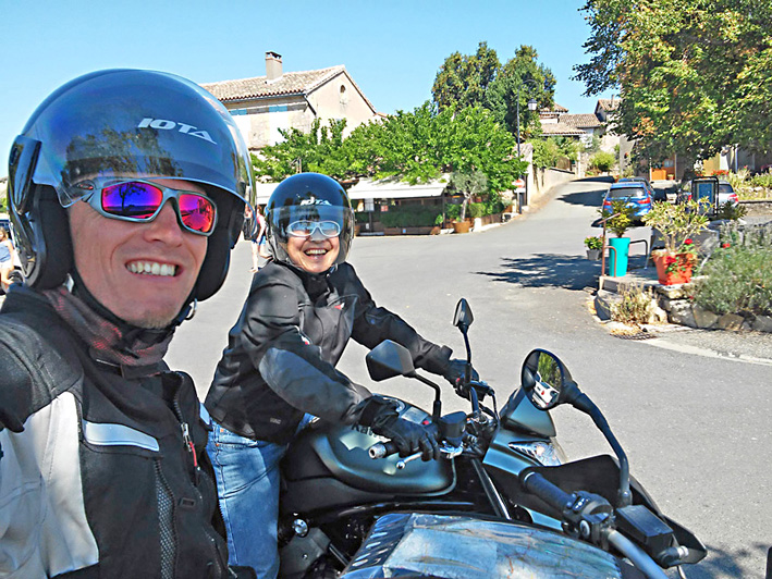 voyage moto Tarn Albi et vignobles Gaillac