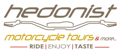 logo de l'agence de voyage en motos Hedonist Motorcycle Tours