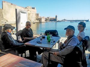 voyage moto Harley Pyrénées Collioure