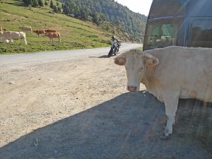 ne pas se tromper après la pause lors de ce voyage Pyrénées à moto