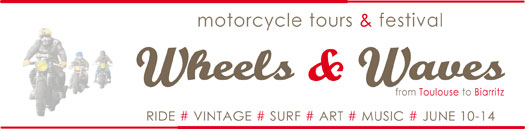 voyage moto avec assistance et ttransport de baguages pour ce trip au Wheels&Waves