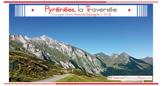 voyage moto Pyrénées Vignette