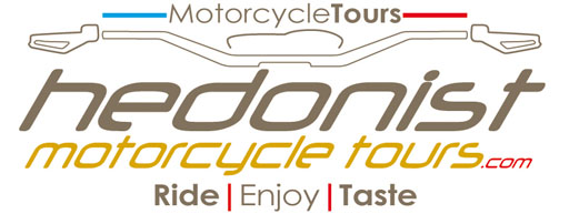 Logo motorbike Travel Agency Hedonist Motorcycle Tours